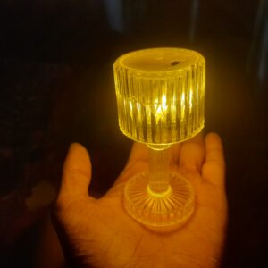 Acrylic LED Desk Lamps Table Lamp Portable Crystal