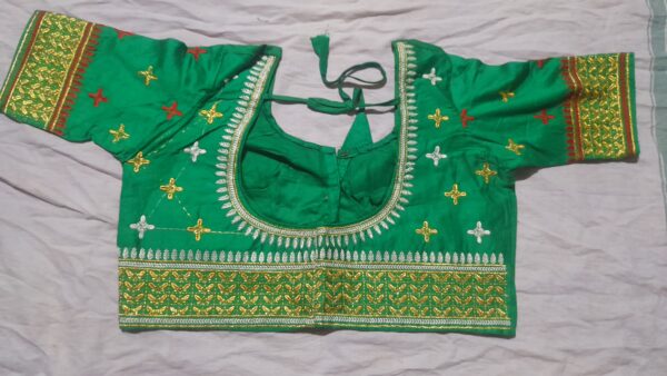 Roymart Premium Quality Light Green Blouse Pack of 1