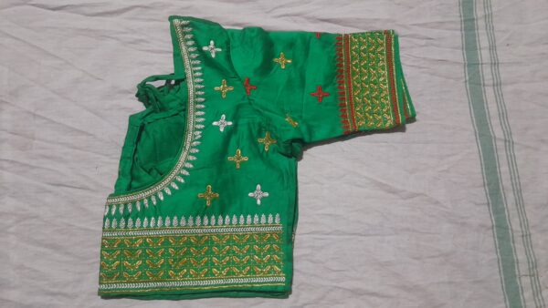 Roymart Premium Quality Light Green Blouse Pack of 1 - Image 2