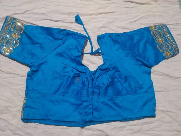Roymart Premium Quality Sky Blue Blouse Pack of 1 - Image 4