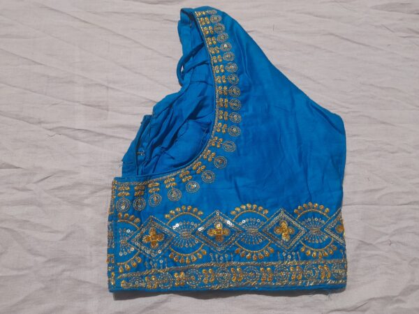 Roymart Premium Quality Sky Blue Blouse Pack of 1 - Image 2
