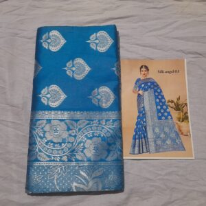 Royal Premium Sky Blue Silk Saree For Women
