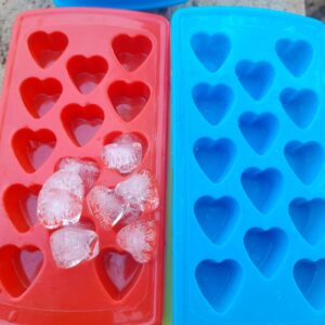Plastic Heart Shape Ice Cube Tray