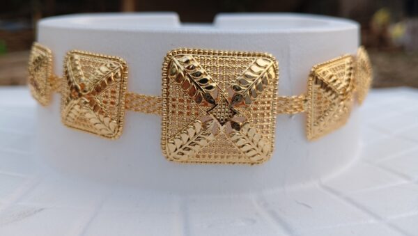 Royal Charm Gold Plated Necklace Set - Image 2