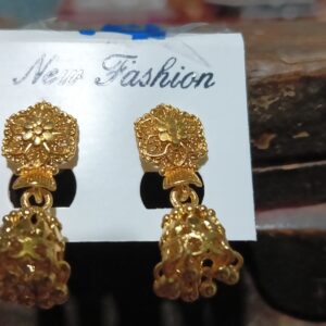 Gold Plated Jhumka Earrimngs