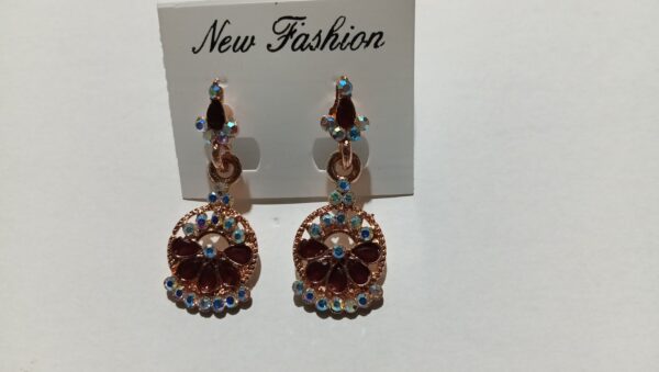 Red Color Premium Earrings