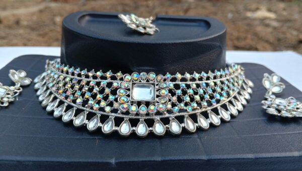 Celestial Spark Mirror Jewelry Set - Image 2