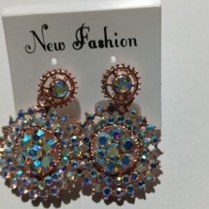 Colourful Stone Plated Earrings
