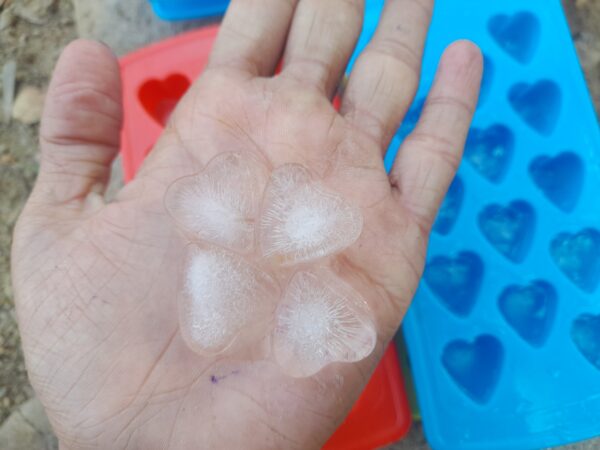 Plastic Heart Shape Ice Cube Tray - Image 2