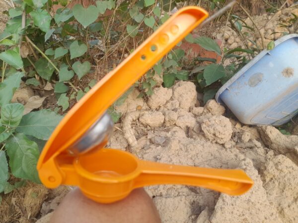 Plastic Lemon Squeezer Cum Opener 2 in 1 Lemon Squeezer - Image 2