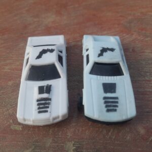 Twin Racer Mini Cars – White Edition