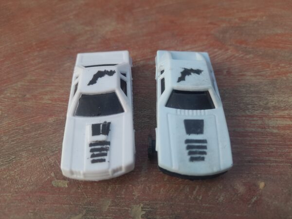 Twin Racer Mini Cars – White Edition