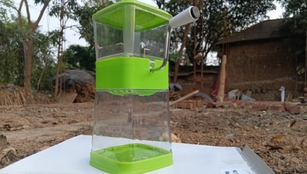 Small Onion Chopper & Vegetable Chopper Quick Cutter with Rotating Blade